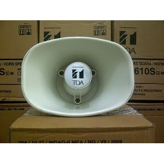 Horn Speaker TOA ZH-610SM ZH 610 SM 610SM 10 Watt Matching Trafo 100 Volt V W Pengeras Suara Parkir