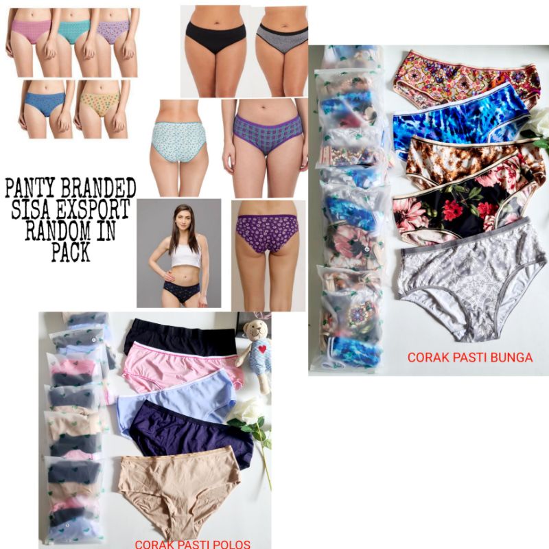 Jual BRANDED PANTY ISI 5/PACK !! SUPER MURAH Shopee Indonesia