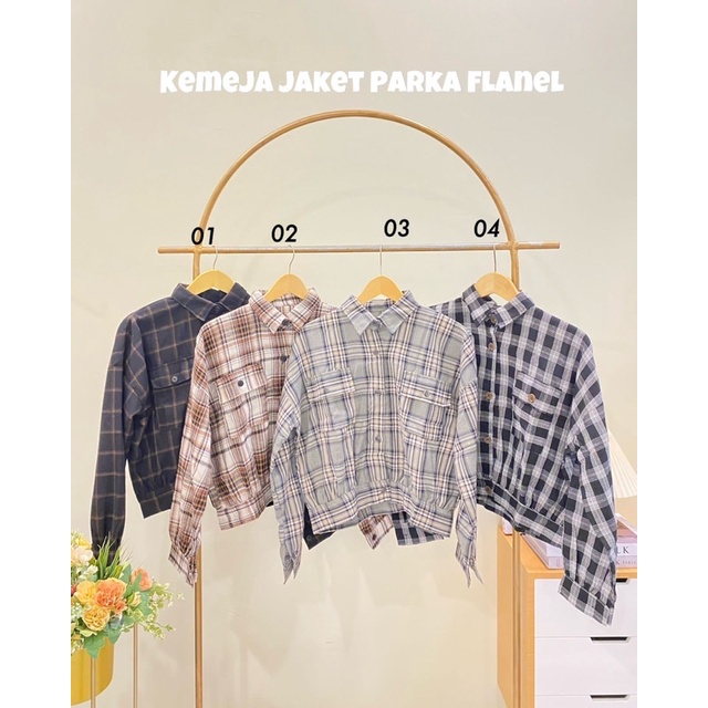 Kemeja Jaket Parka Flanel