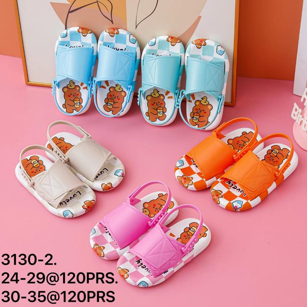 Sandal Anak Perempuan Karet Jelly Import 2IN1 TAWANA 3130-2