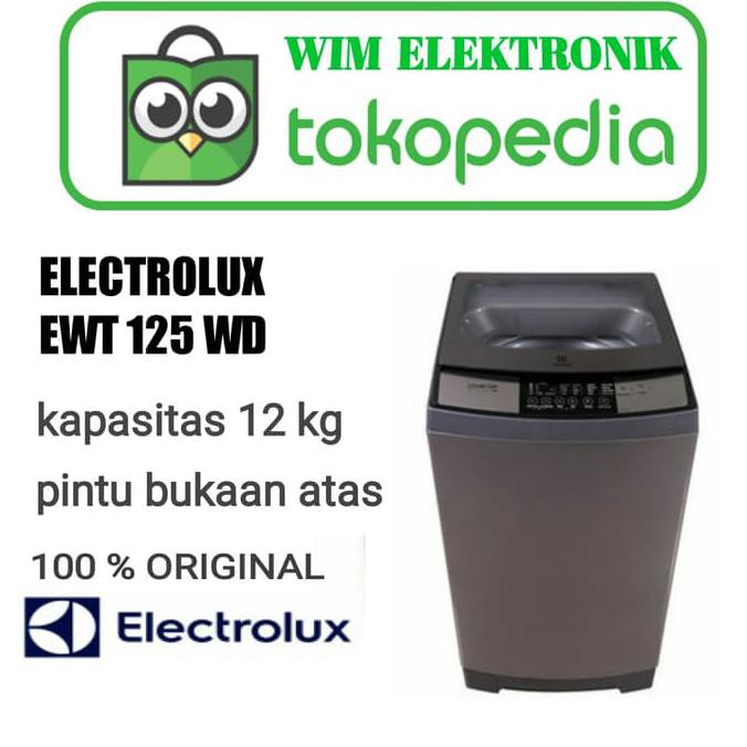 Mesin Cuci Electrolux Top Load EWT125WD 12kg