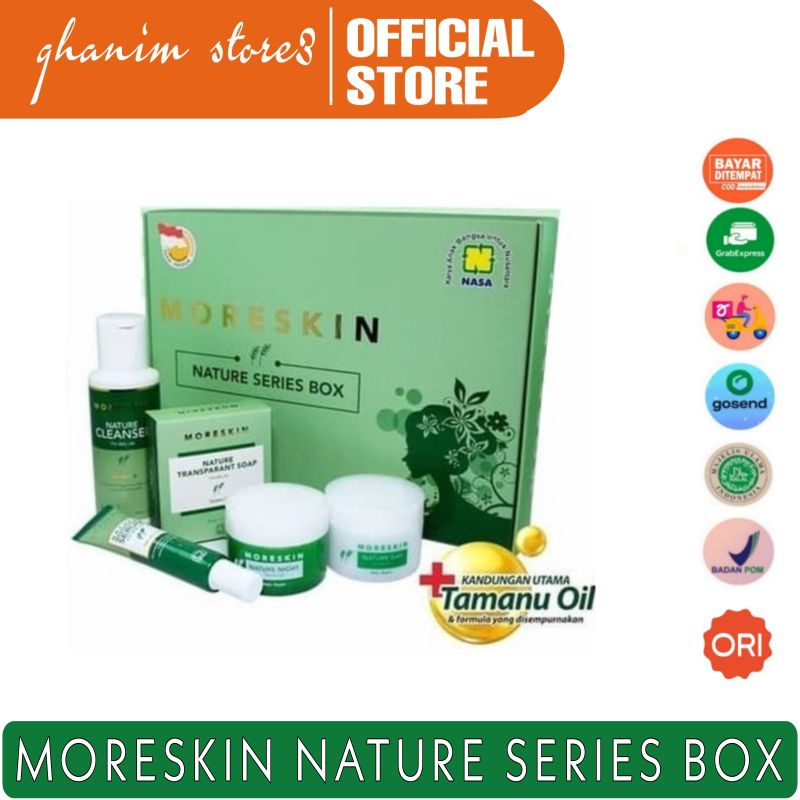 Moreskin Nature Series Box Original / Moreskin Kosmetik / Moreskin Cosmetic / Moreskin Skincare / Mo