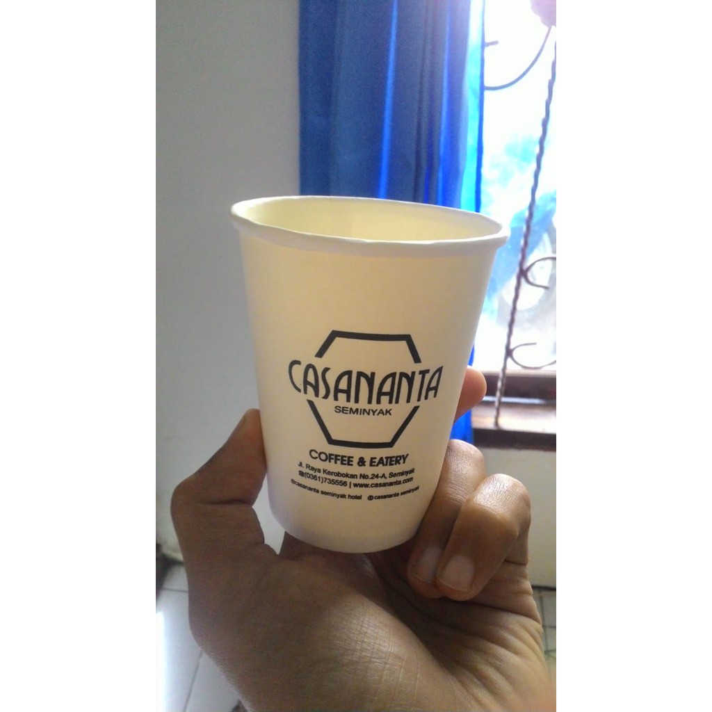 

Sablon Paper Cup 8oz Denpasar Gratis Design Min Order 500pcs