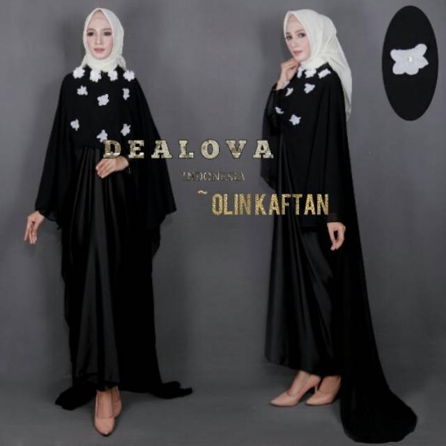 KAFTAN DEALOVA OLYN HITAM