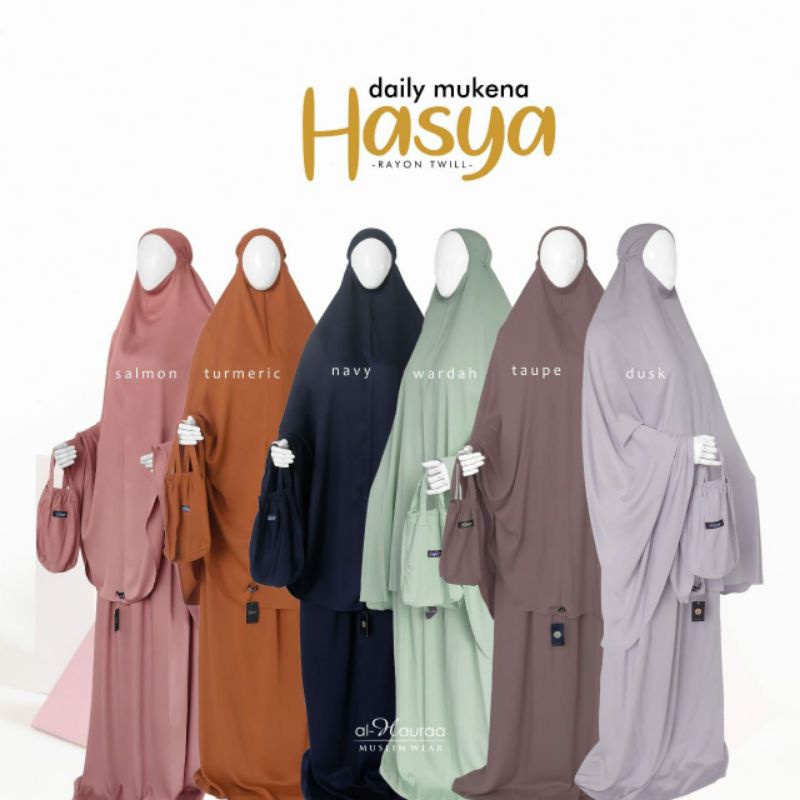 mukena Hasya Rayon twill