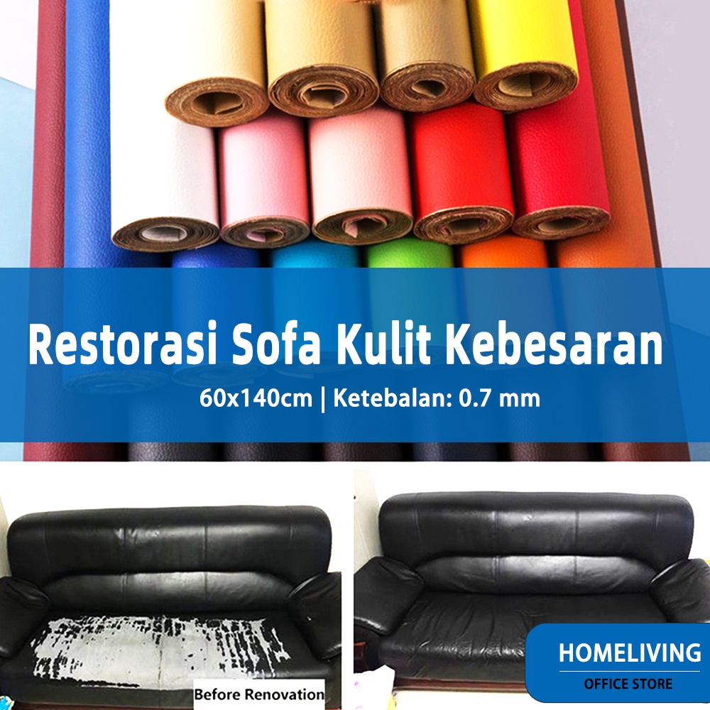 【kualitas tinggi】60cmx140cm Jual Stiker Perbaikan kulit yang rusak/untuk kulit sofa kursi tas yang berlubang/PERBAIKAN KULIT BAHAN PVC/Perbaikan kulit bahan pvc tebal sudah ada perekat free Lem 3 ML | Shopee Indonesia