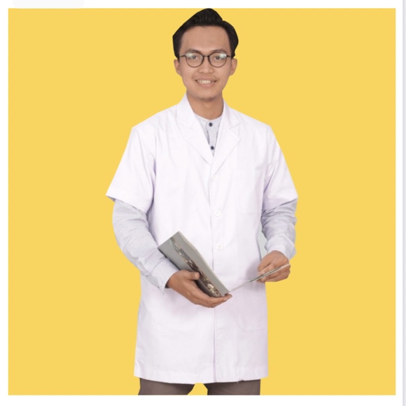 ( COD ) JAS LABORATORIUM / BAJU LAB. BISA BORDIR ATAU SABLON / BAJU LAB MAKASSAR / JAS DOKTER