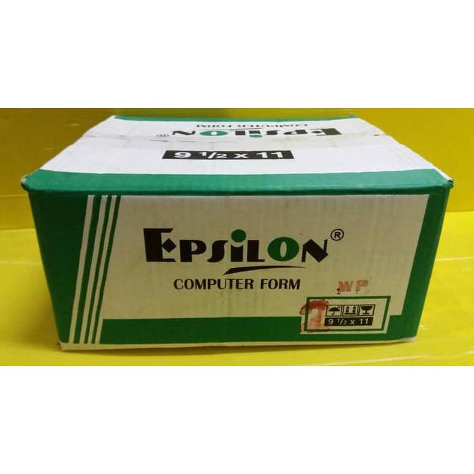 

Termurah Epsilon Continuous Form 9 1/2 X 11 2 Ply (K2) | Kertas Komputer Offic