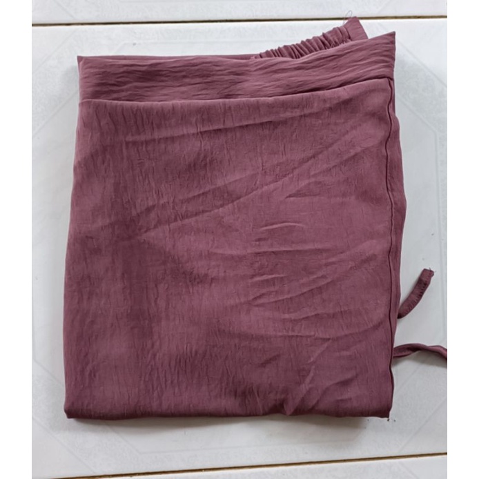 Rok Serut Crinkle Jumbo / Rok Casual flowy Jumbo / Rok wanita-merah hati