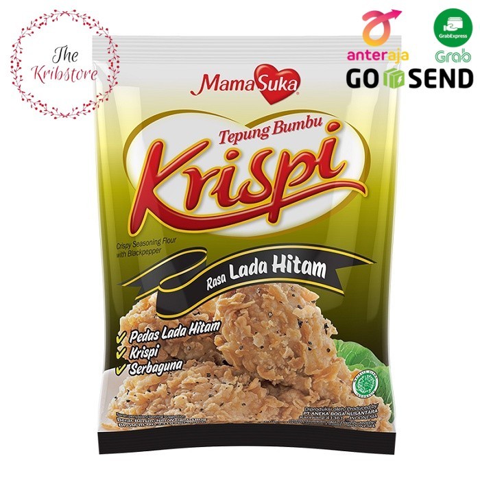 

MAMASUKA Mama Suka Tepung Bumbu Krispi Lada Hitam 170 gr