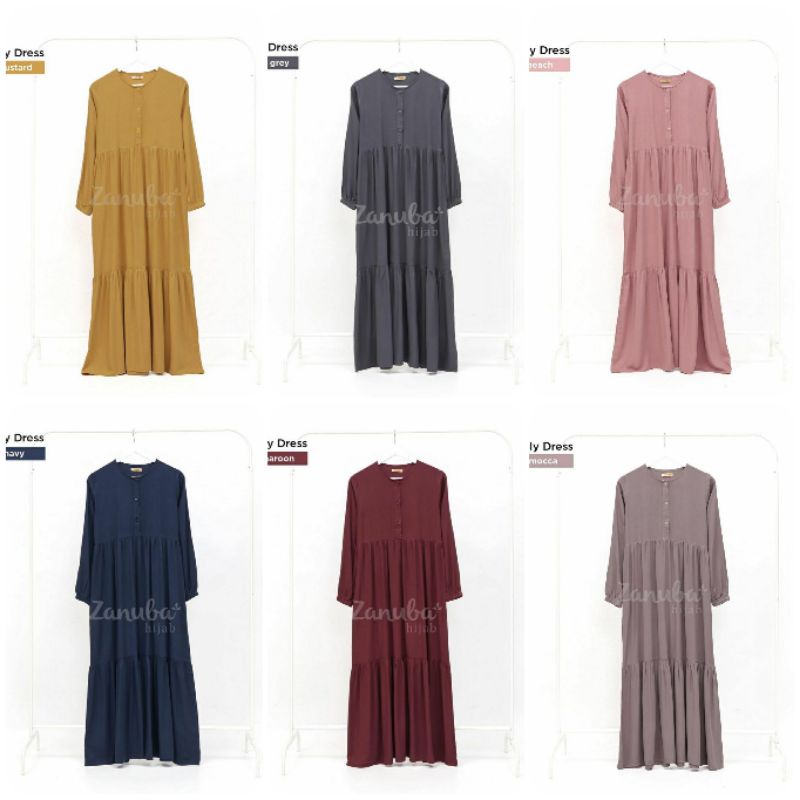 Daily Dress Zanuba Rayon Twill