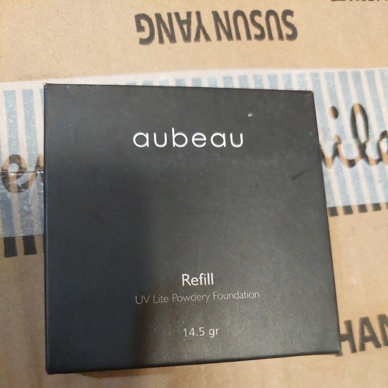 aubeau refil uv lite powdery foundation Natural