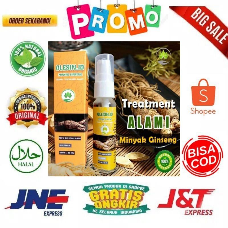 OLESIN ID MINYAK GINSENG ORIGINAL TREATMENT OBAT KELENJAR GETAH BENING OLESIN.ID ATASI BENJOLAN