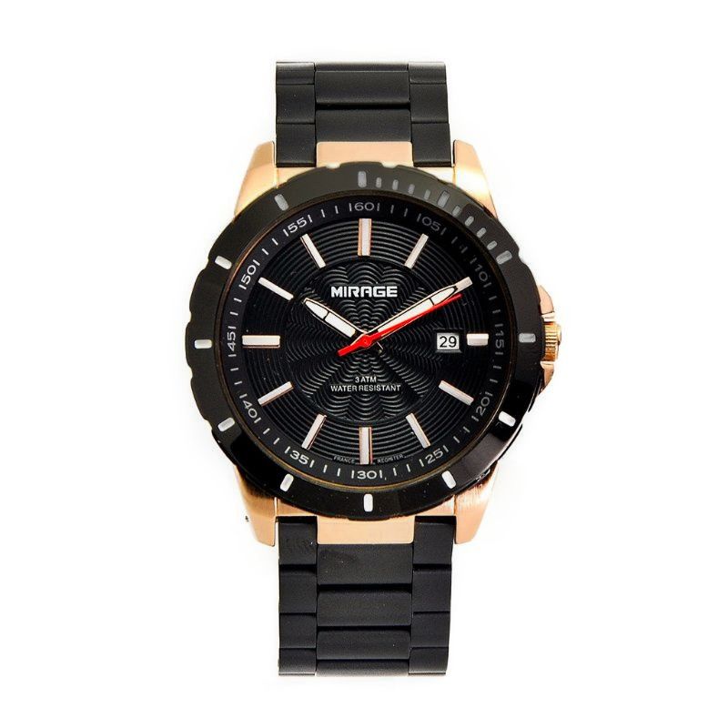 JAM TANGAN PRIA MIRAGE ORIGINAL WATER PROFF_JAM TANGAN PRIA RANTAI STAINLIS STEL JAM TANGAN COWOK_ J