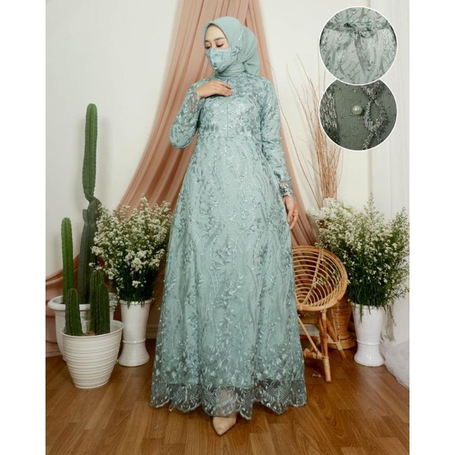 KEBAYA BUSUI//GAMIS KAIRA BRUKAT//GAMIS PESTA//KEBAYA BRUKAT//GAMIS BUSUI//KEBAYA MEWAH//BY NJ