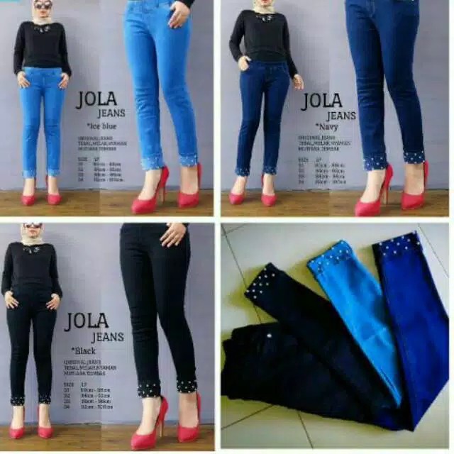 CELANA JEANS WANITA MUTIARA LEGGING JEANS CELANA WANITA TERBARU REMAJA KEKINIAN