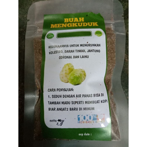 

Mengkuduk bubuk herbal 28 gr, 40 gr