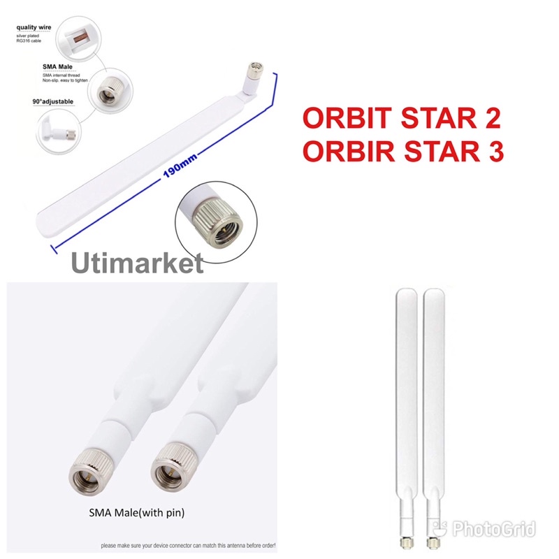 antena modem router orbit star 2 orbit star 3 home router huawei penguat signal