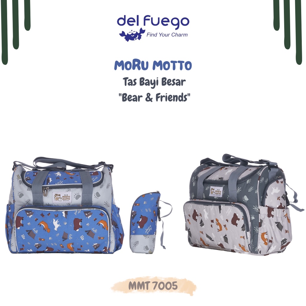 [DF] Tas Besar Bayi Bear And Friends Series Moru Motto MMT 7005