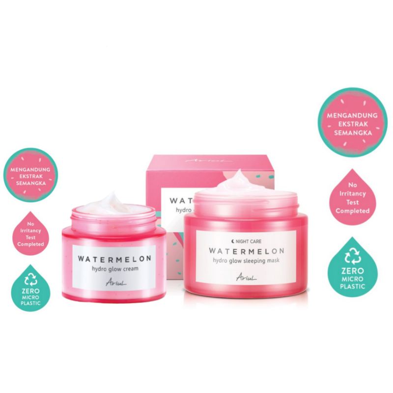 ARIUL Water Melon Hydro Glow Cream &amp; Sleeping Mask