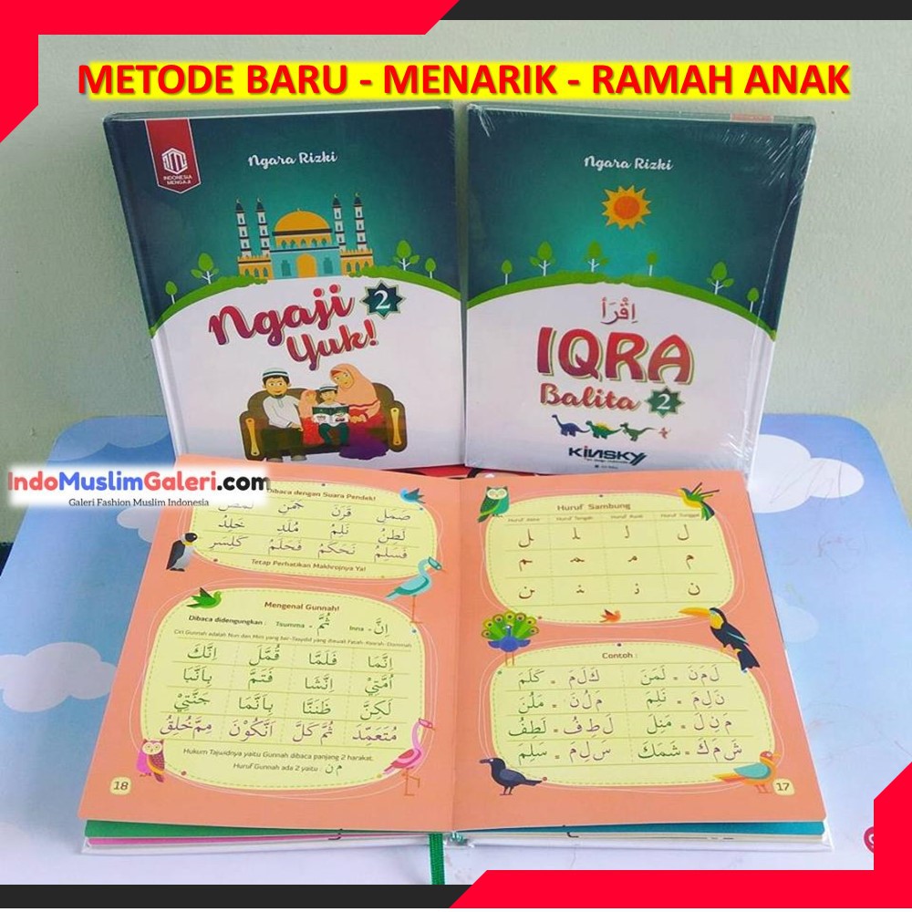 Belajar mengaji anak balita surat pendek