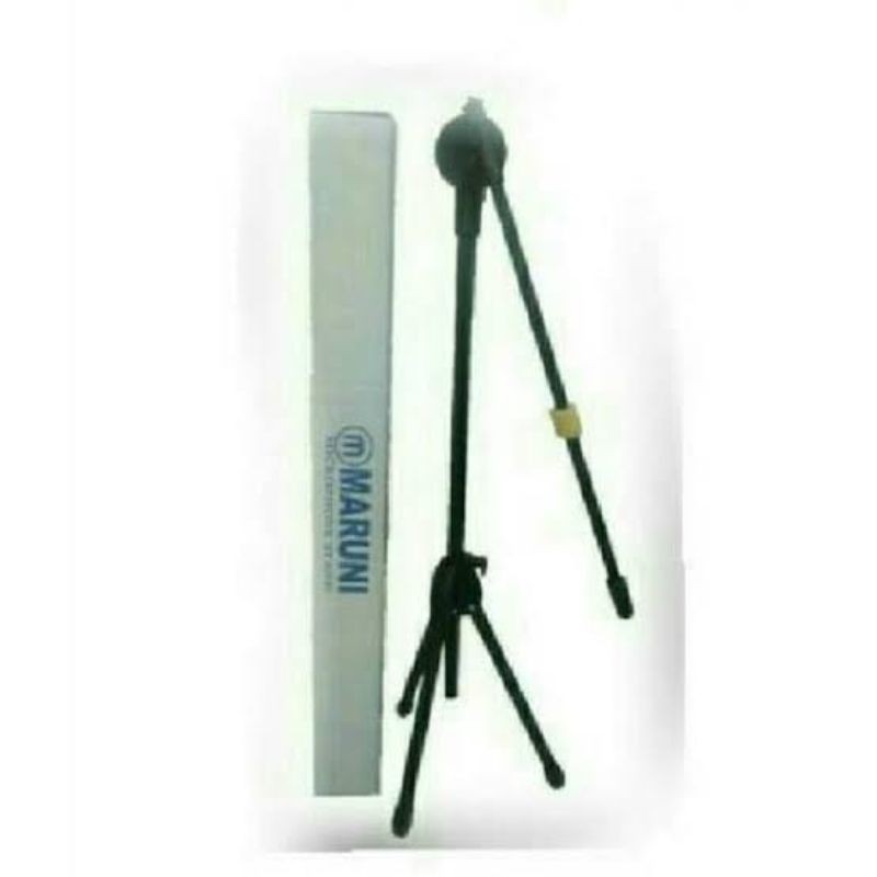 Stand mic maruni panjang. stand microphone lantai + holder mic