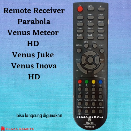 Remot / Remote Receiver Parabola VENUS METEOR HD / ecer dan grosir