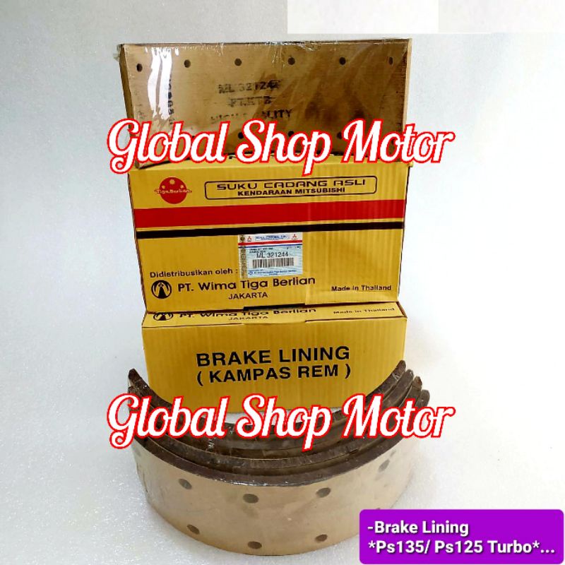 KAMPAS REM PS135 135PS BRAKE LINING PS135 135PS