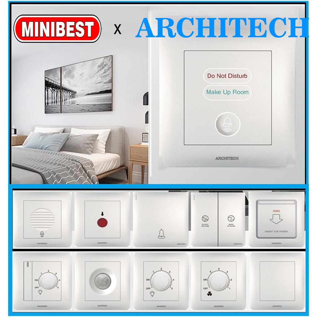 [MB] ARCHITECH SAKLAR STOP KONTAK INFINITY WHITE A63 ARCHITECH SAKLAR / SAKELAR / CETEKAN