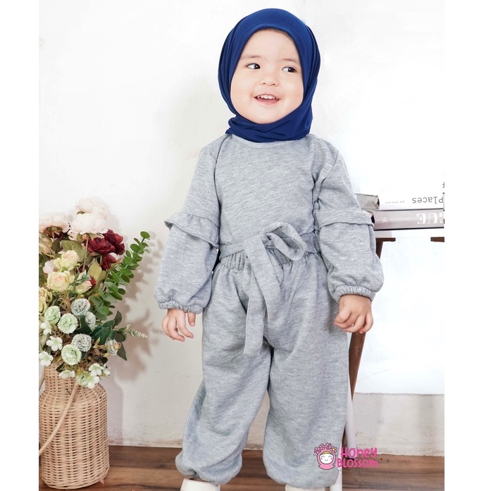 Set Baju Muslim Anak Perempuan Alika Series / Baju Setelan One Set Anak / Baju Muslim Anak 1 Tahun