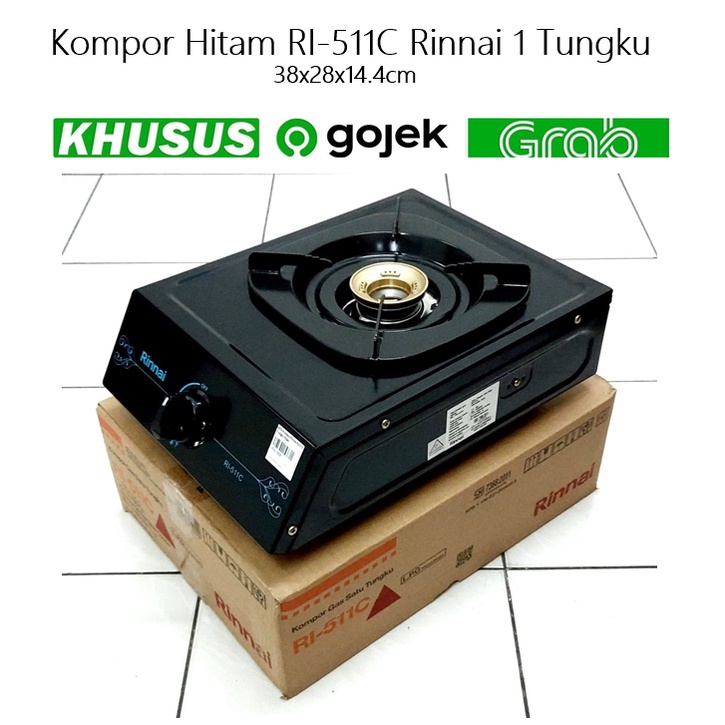 Kompor Hitam RI-511C Rinnai 1 Tungku