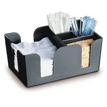 Rak Tempat Menyimpan Tisue / Bar Caddy dengan 6 Sekat / Rak Tissue Serbaguna / Rak Meja 6 Sekat