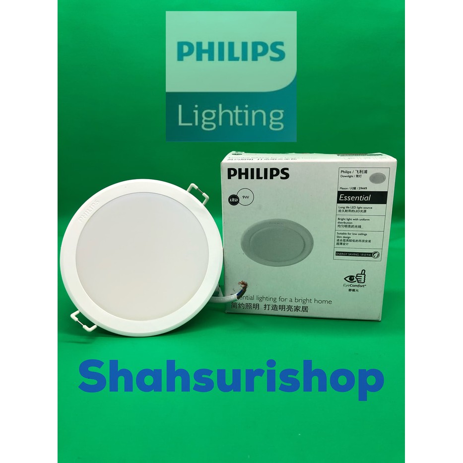 PHILIPS LED PANEL DOWNLIGHT MESON 9W 9 W WATT 59449 4 INCH