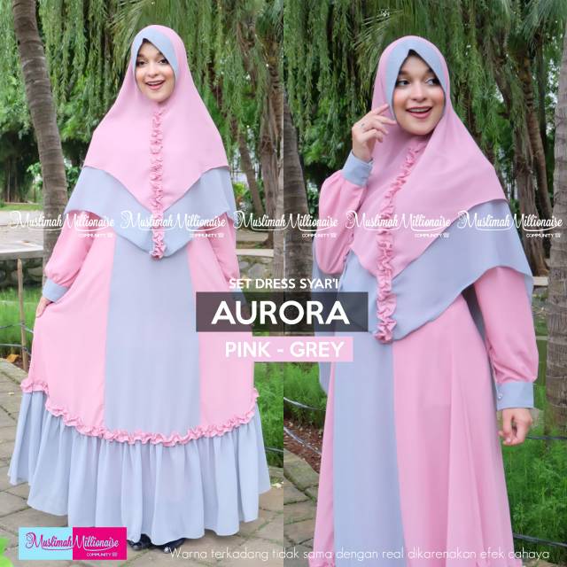 Set dress Syar'i Aurora