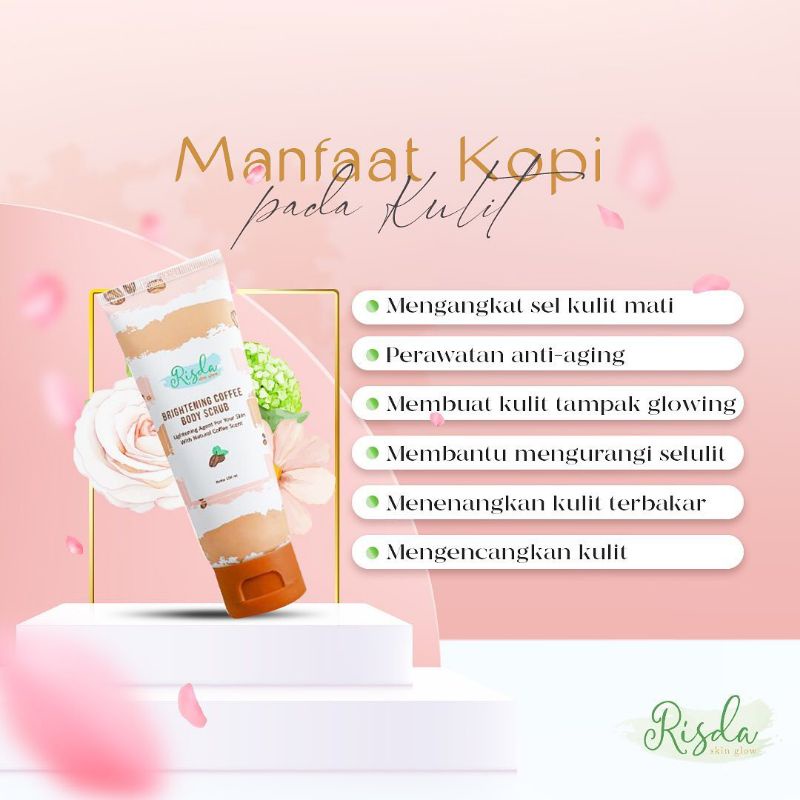 BODY SCRUB RISDA SKIN GLOW RSD (LULUR BADAN RSD)