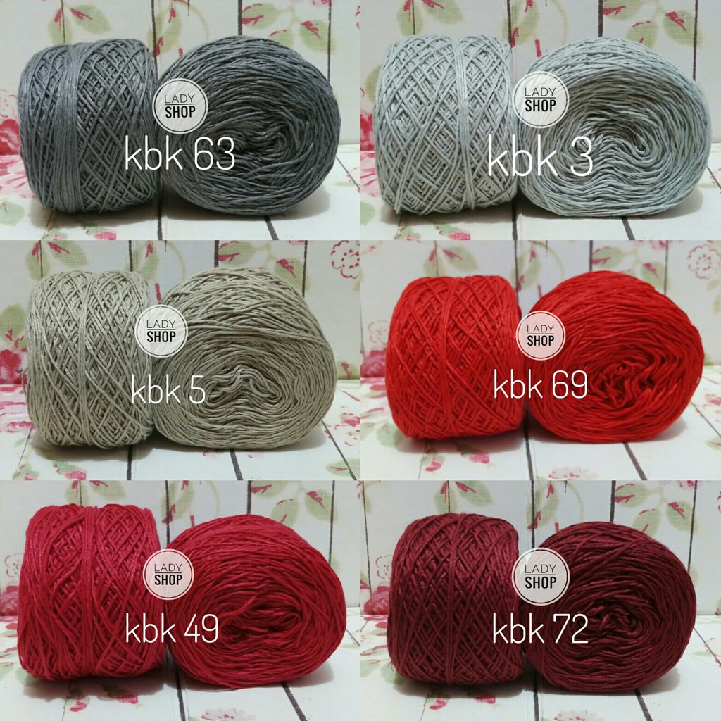 ( VAR 1 ) BENANG RAJUT KATUN BALI SMALL PLY