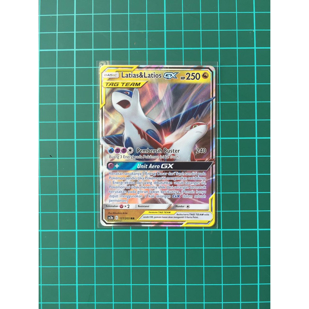 Latias & Latios GX RR Tagteam Kartu Pokemon TCG Indonesia Tag Team