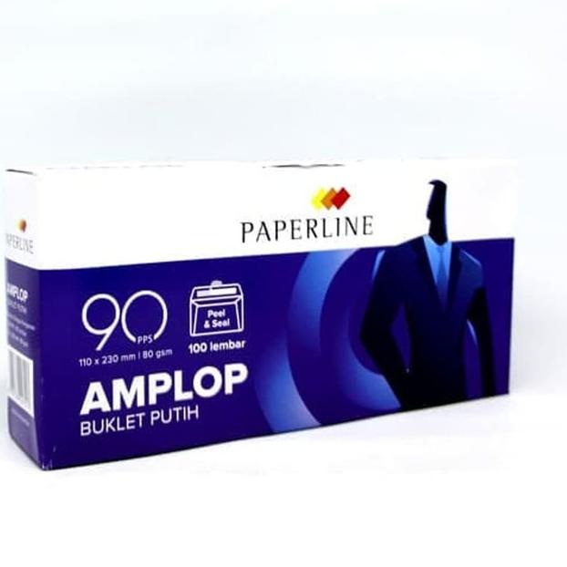 

★ AMPLOP PAPERLINE NO 90 / AMPLOP PUTIH / AMPLOP UANG / AMBPLOP SURAT ♦