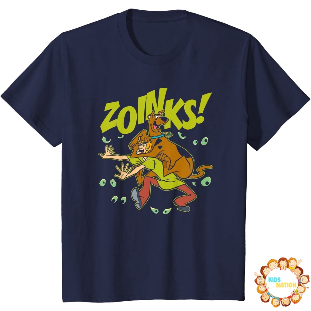 Baju anak Scooby-Doo Shaggy Zoinks T-Shirt T-Shirt baju anak murah Fashion Bayi Fashion Boy Fashion 