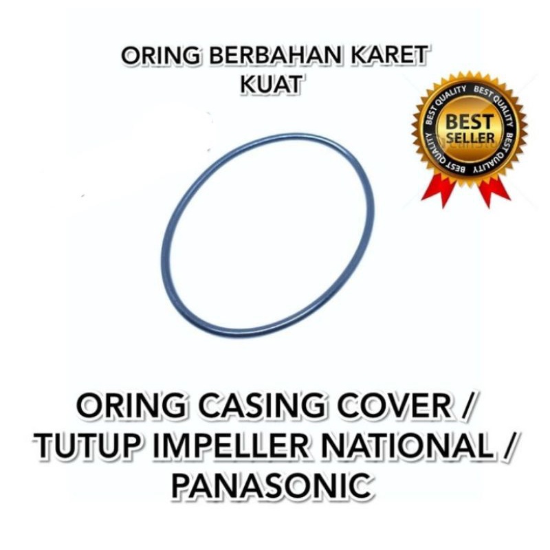 karet oring tutup impeller casing cover national / panasonic / sparepart pompa / karet pompa
