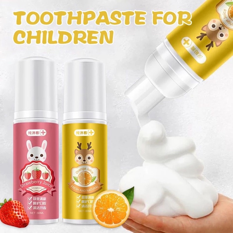 PASTA GIGI ODOL ANAK BUSA UNTUK SIKAT GIGI BENTUK U / TOOTHPASTE FOR CHILDREN JRW0109