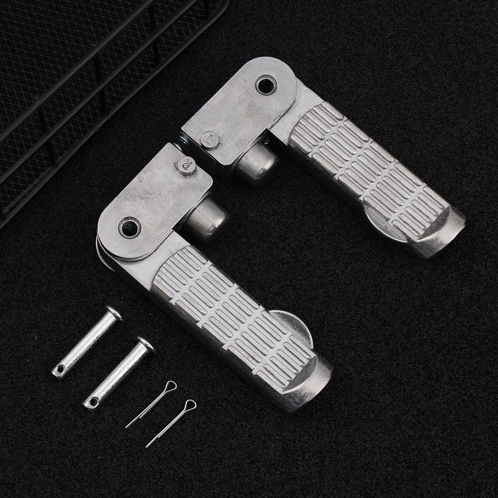 Top 1pc/1pasang Pedal Sepeda Elektrik Aksesoris Pedal Socle Belakang Pedal Aluminium Alloy Rest Pasak