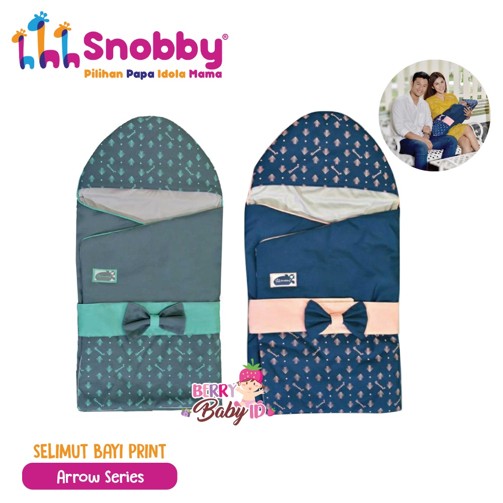 Snobby Blanket Selimut Topi Bayi 0-6 Bulan Summit Artsy Twiza Arrow Series Berry Mart