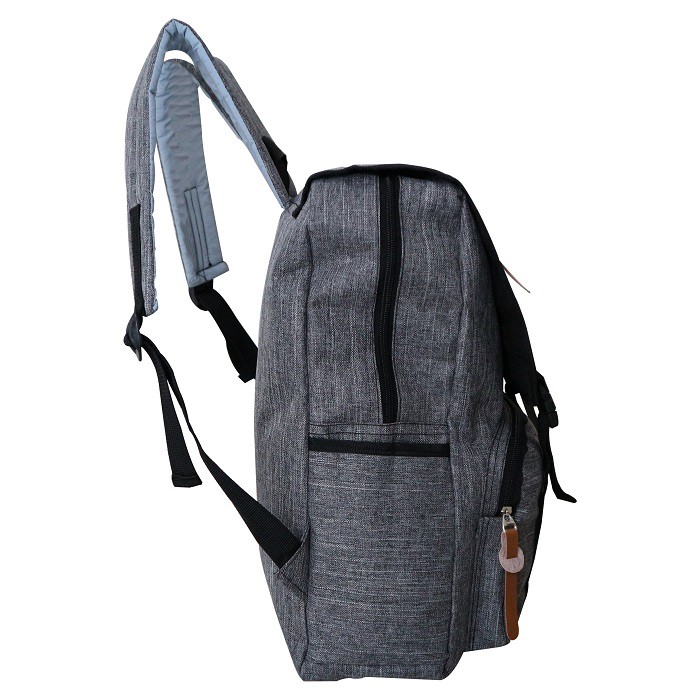 Tas Ransel Anello Abu Cewe Hangout Kampus Sekolah Kece Keren Stylish