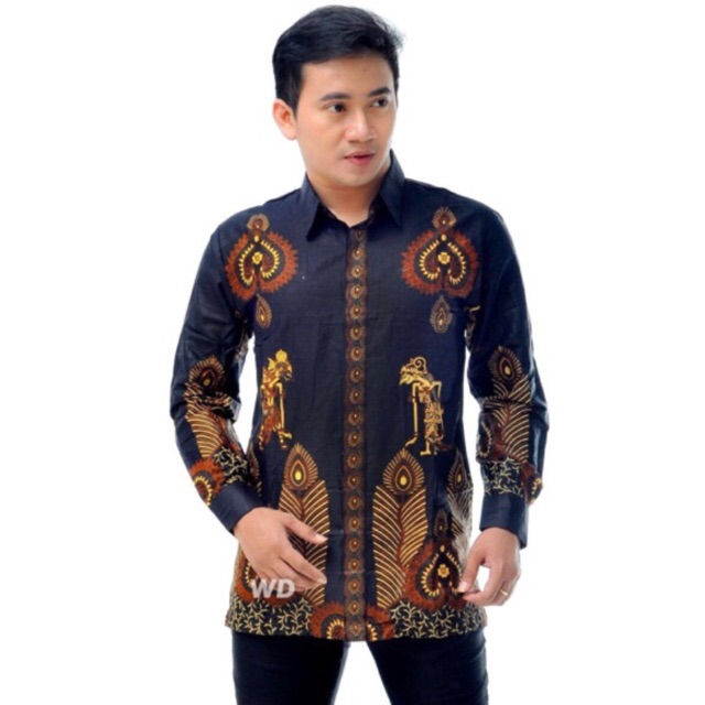 RAJAWALI PARANG  BERASAN Kemeja Batik  Garuda  Pria Lengan 