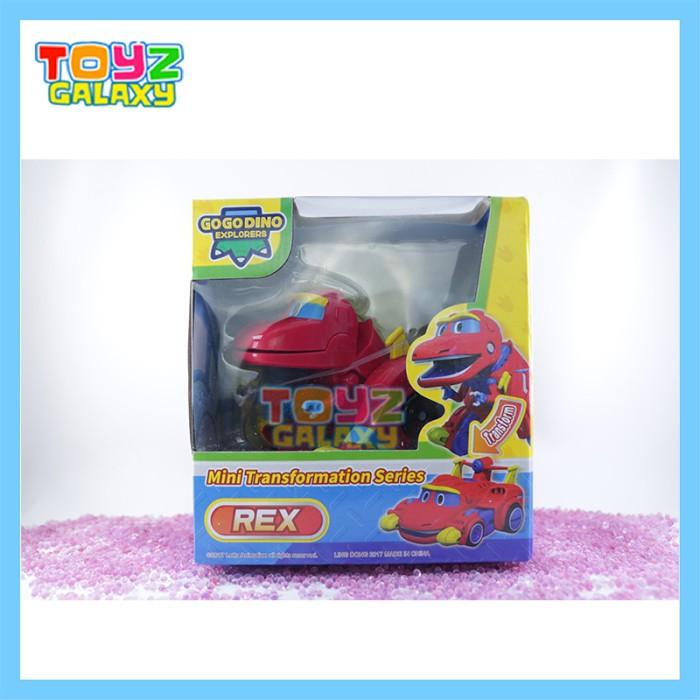 Figure | Gogo Dino Mini Transformation Rex - Original Terbaru
