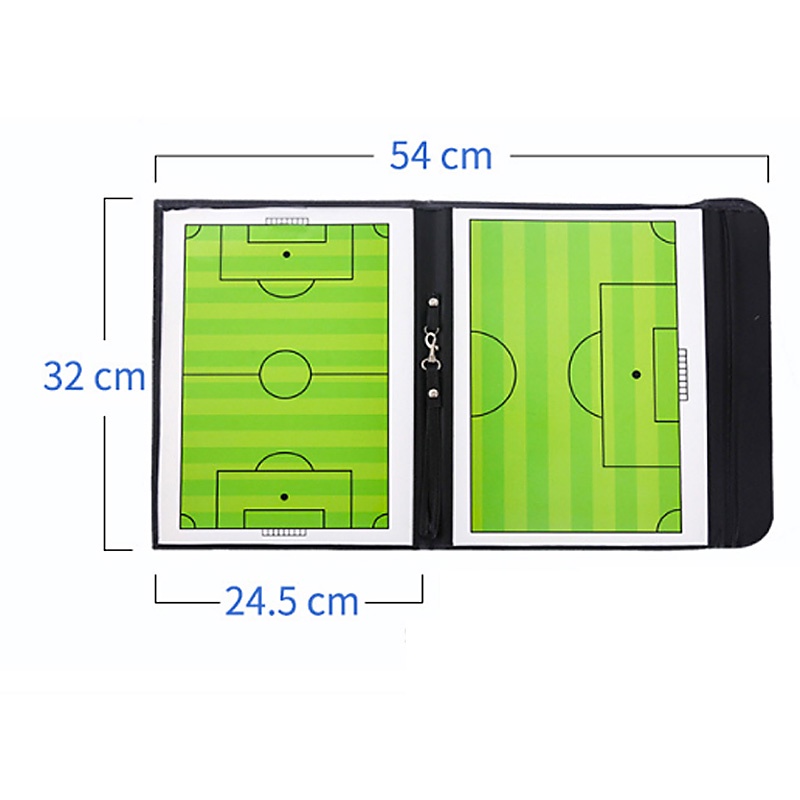 32*53CM Papan Strategi Pelatih Tactic Board Magnet Sepakbola Coach Board