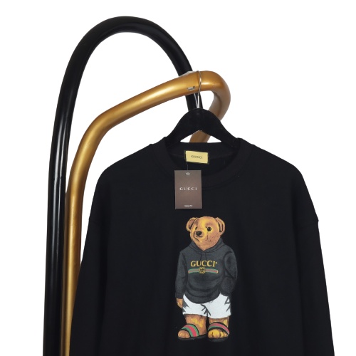 Jaket Sweater Crewneck GCC BEAR PICT – Black Edition Fashion Trendy Casual Pria Good Brand Quality