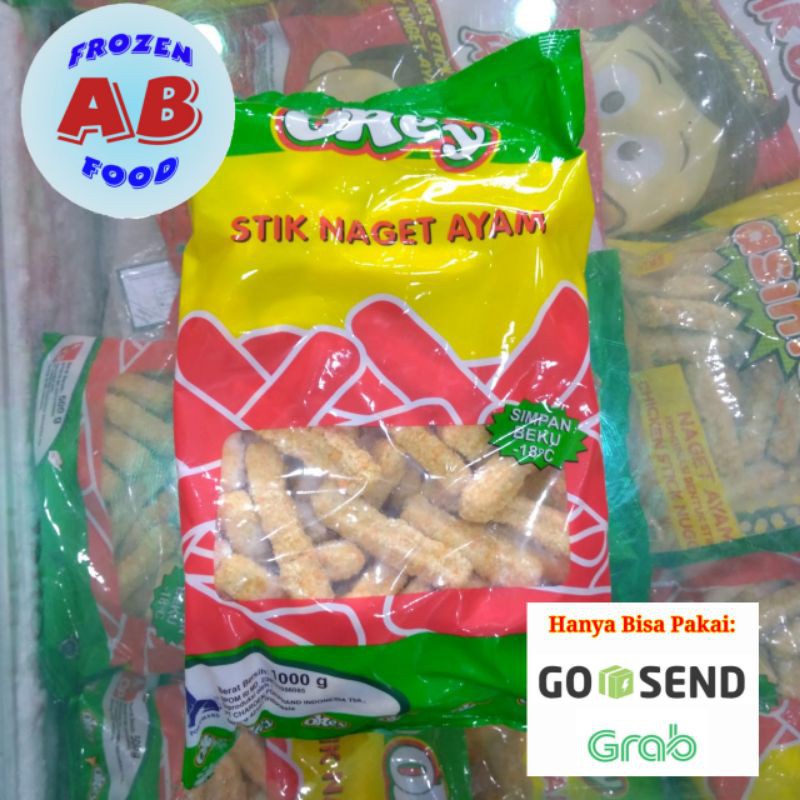 

Okey Stikie 1000 gram Okey Chicken Stick Naget Ayam Nugget Stik 1 kg