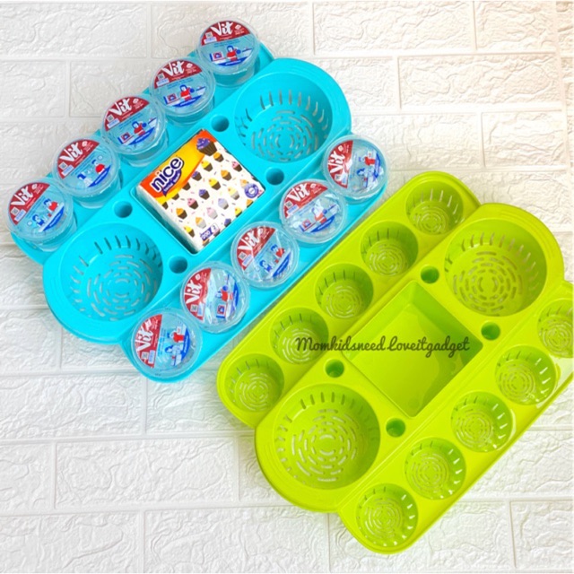 Wadah Aqua Gelas Treasure Water Snack Serving Kotak Tissu